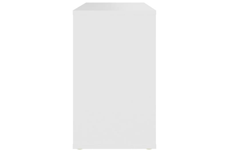 sideskab 60x30x50 cm spånplade hvid - Hvid - Sengebord