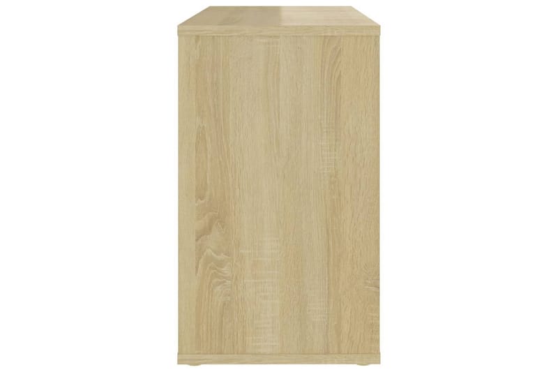 sideskab 60x30x50 cm spånplade sonoma-eg - Brun - Sengebord