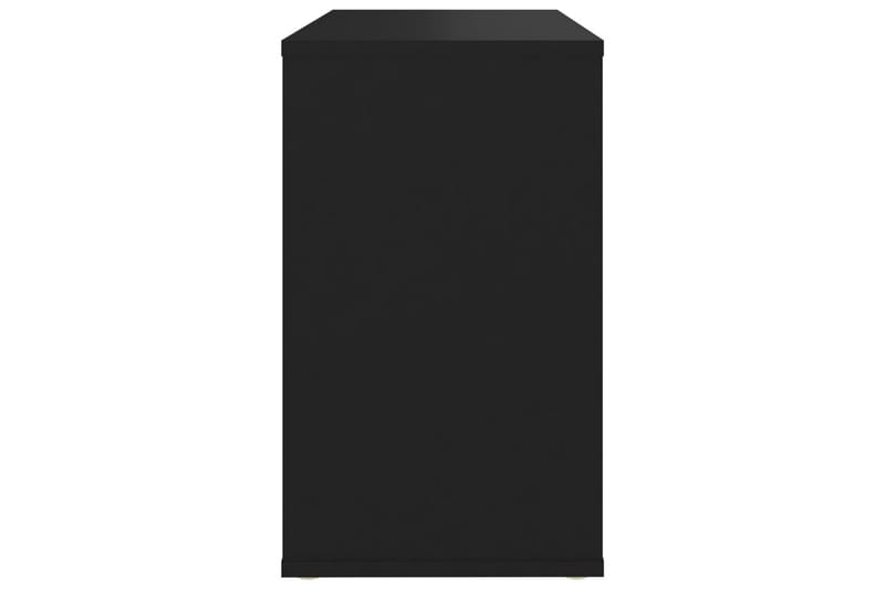sideskab 60x30x50 cm spånplade sort - Sort - Møbler - Borde - Aflastningsbord - Sengebord
