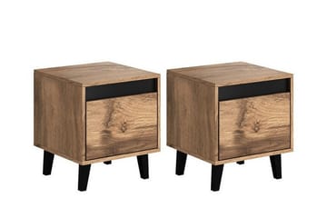 Strontian Sängbord 40 cm Scandinavian Choice Anthracite - Møbler - Borde - Aflastningsbord - Sengebord