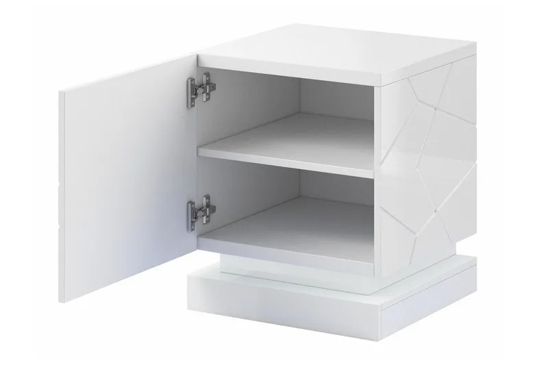 Strontian Sängbord 46 cm Scandinavian Choice White - Møbler - Borde - Aflastningsbord - Sengebord