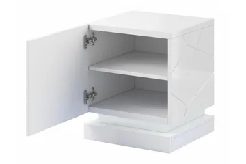 Strontian Sängbord 46 cm Scandinavian Choice White - Møbler - Borde - Aflastningsbord - Sengebord