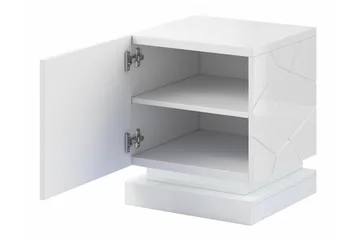 Strontian Sängbord 46 cm Scandinavian Choice White - Møbler - Borde - Aflastningsbord - Sengebord