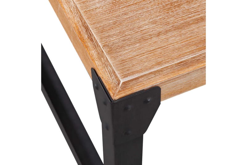 Stuemøbelsæt I Tre Dele Massivt Akacietræ - Brun - Sengebord