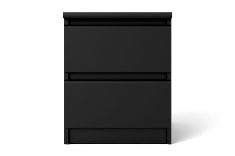 Style Sengebord med 2 Skuffer - Sort Mat - Møbler - Borde - Aflastningsbord - Sengebord