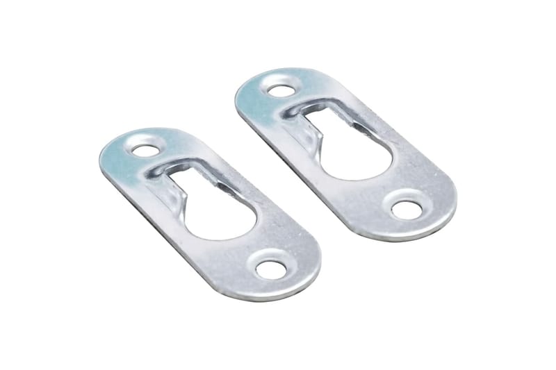 Svævende natborde 2 stk. 40 x 30 x 15 cm spånplade - Hvid - Møbler - Borde - Aflastningsbord - Sengebord
