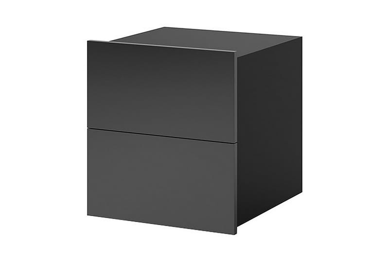 Tessan Sengebord 40 cm med Opbevaring - Sort - Møbler - Borde - Aflastningsbord - Sengebord