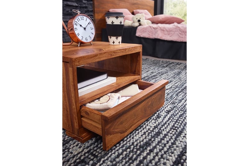 Werdebaugh Sengebord 40 cm - Træ / natur - Møbler - Borde - Aflastningsbord - Sengebord