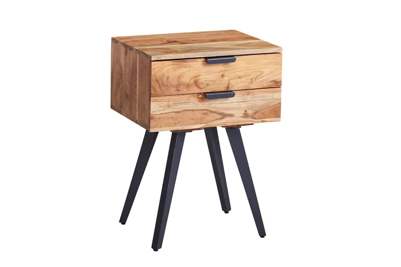 Willowdale Sengebord 47 cm, Brun / sort