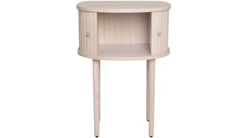 Sengebord Yngvar 68 cm - Hvidpigmenteret eg - Møbler - Borde - Aflastningsbord - Sengebord