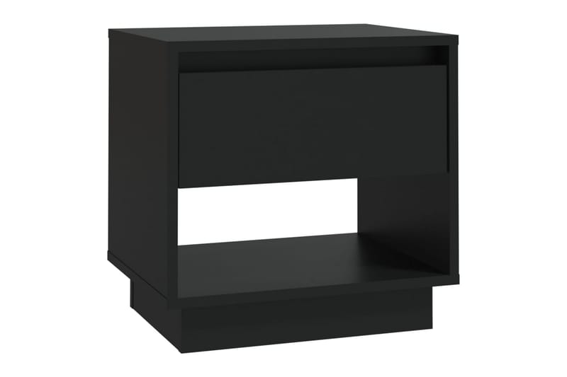 sengeborde 2 stk. 45x34x44 cm spånplade sort - Sort - Møbler - Borde - Aflastningsbord - Sengebord