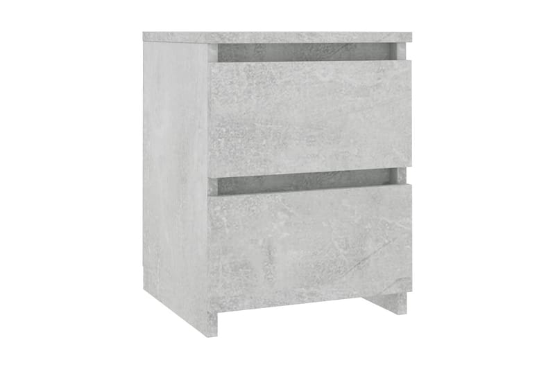 Sengeskab 30 x 30 x 40 cm spånplade betongrå - Grå - Sengebord