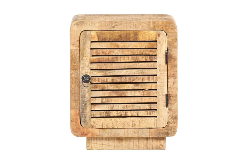 Sengeskab 40x30x50 cm ru mangotræ - Brun - Møbler - Borde - Aflastningsbord - Sengebord