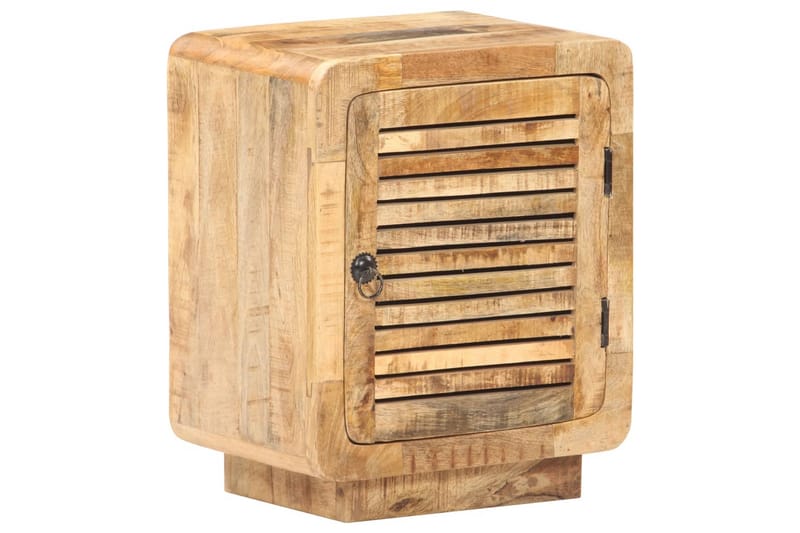 Sengeskab 40x30x50 cm ru mangotræ - Brun - Møbler - Borde - Aflastningsbord - Sengebord