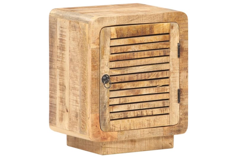 Sengeskab 40x30x50 cm ru mangotræ - Brun - Møbler - Borde - Aflastningsbord - Sengebord