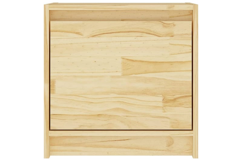 sengeskabe 2 stk. 40x30,5x40 cm massivt fyrretræ - Brun - Sengebord