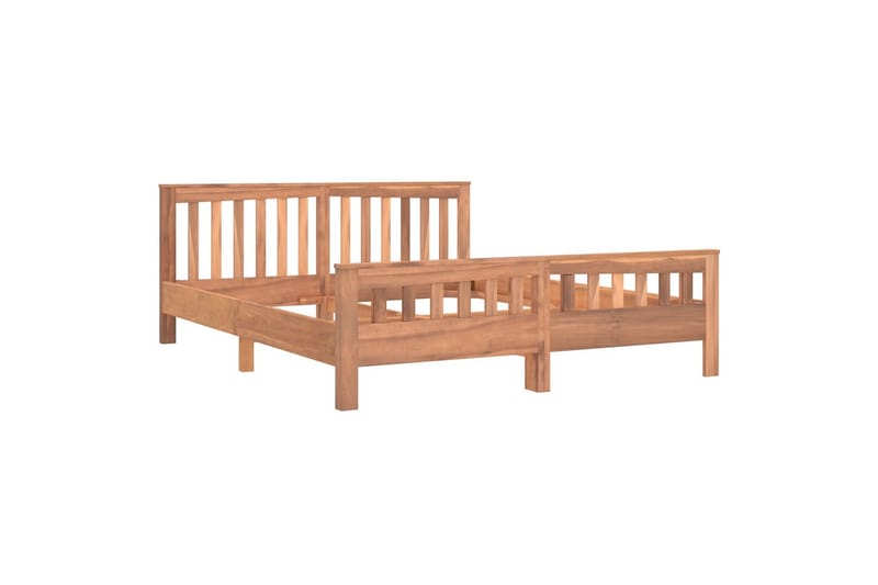sengestel 160x200 cm massivt teaktræ - Brun - Møbler - Borde - Aflastningsbord - Sengebord