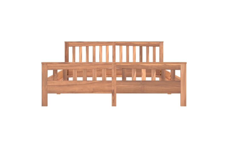 sengestel 160x200 cm massivt teaktræ - Brun - Møbler - Borde - Aflastningsbord - Sengebord