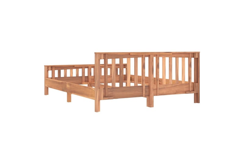 sengestel 160x200 cm massivt teaktræ - Brun - Møbler - Borde - Aflastningsbord - Sengebord