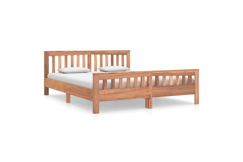 sengestel 160x200 cm massivt teaktræ - Brun - Møbler - Borde - Aflastningsbord - Sengebord