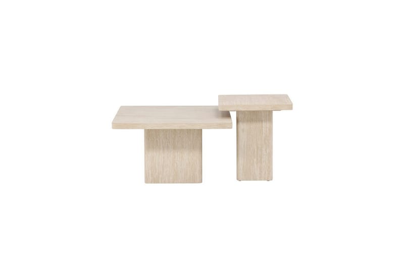 Set table Beige - Møbler - Borde - Aflastningsbord - Indskudsborde