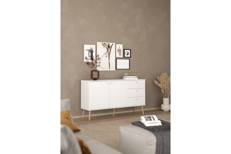 Shinta Konsolbord 147 cm - Hvid - Møbler - Borde - Aflastningsbord - Entrébord