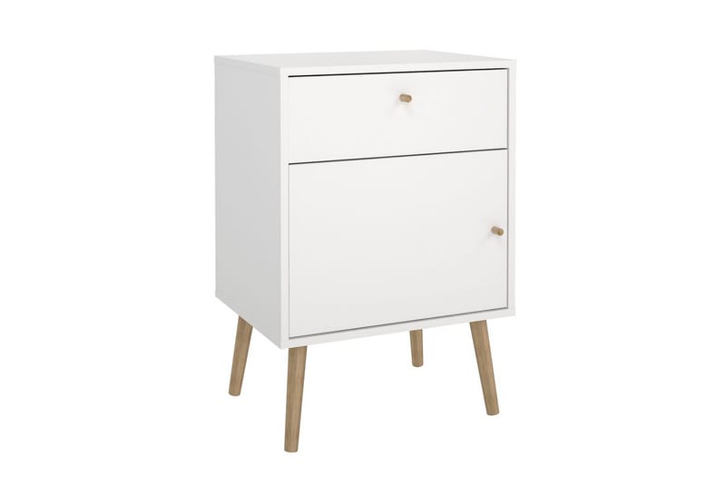 Shinta Natbord 50 cm - Hvid - Møbler - Borde - Aflastningsbord - Sengebord