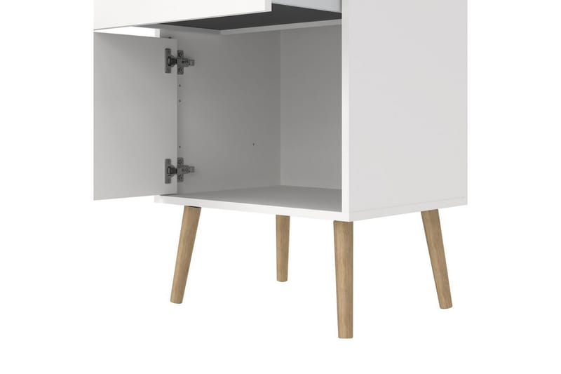 Shinta Natbord 50 cm - Hvid - Møbler - Borde - Aflastningsbord - Sengebord