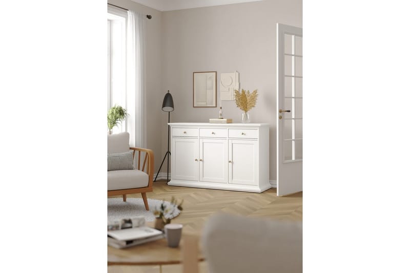 Shoiba Sidebord 144 cm - Hvid - Møbler - Borde - Aflastningsbord - Lampebord