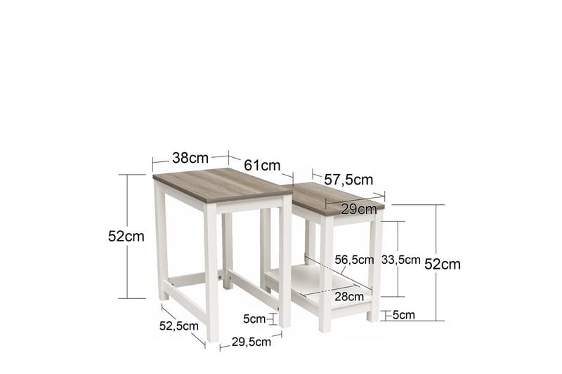 Side-/endebord Chapel Hill - Møbler - Borde - Aflastningsbord - Lampebord
