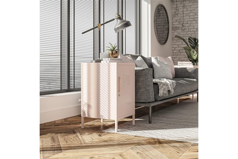 Side-/endebord Mission District Lyserød - Lyserød - Møbler - Borde - Aflastningsbord - Lampebord