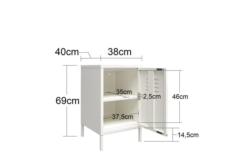 Side-/endebord Mission District Sort - Sort - Møbler - Borde - Aflastningsbord - Lampebord