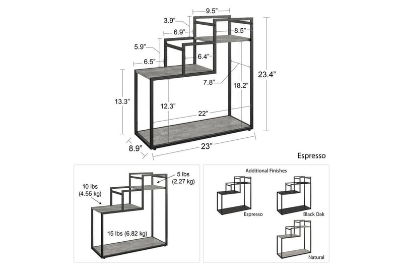 Side-/endebord Weston - Møbler - Borde - Aflastningsbord - Lampebord