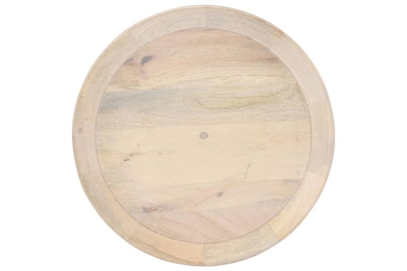 Sidebord ø50x55 cm massivt mangotræ - Brun - Møbler - Borde - Aflastningsbord - Lampebord