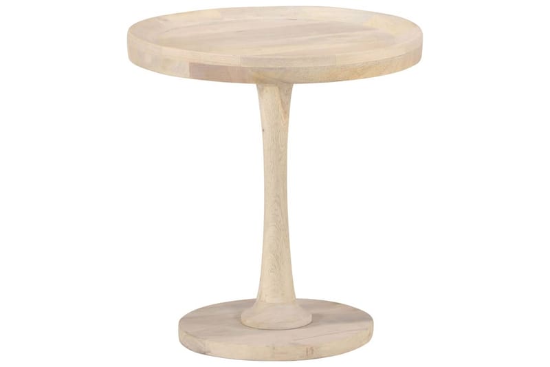 Sidebord ø50x55 cm massivt mangotræ - Brun - Møbler - Borde - Aflastningsbord - Lampebord