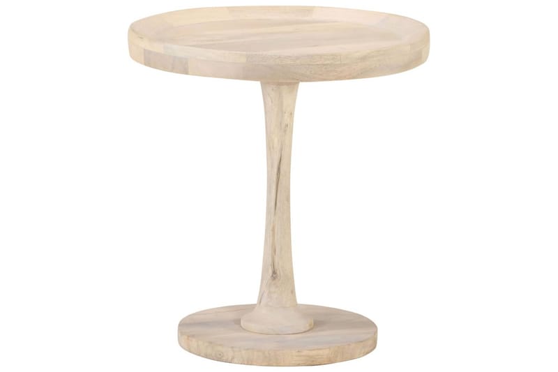Sidebord ø50x55 cm massivt mangotræ - Brun - Møbler - Borde - Aflastningsbord - Lampebord