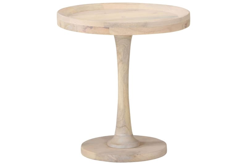 Sidebord ø50x55 cm massivt mangotræ - Brun - Møbler - Borde - Aflastningsbord - Lampebord