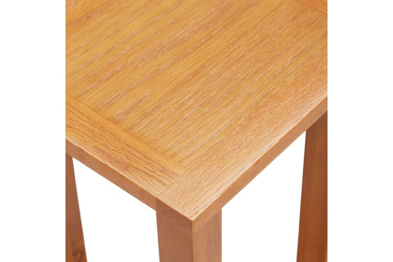 Sidebord 27x24x55 cm Massivt Egetræ - Lampebord - Bakkebord & små borde