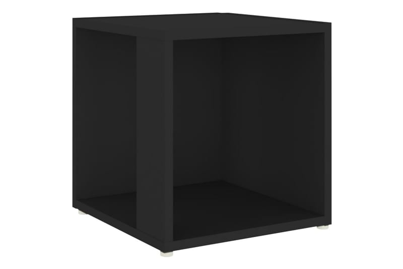 sidebord 33x33x34,5 cm spånplade sort - Sort - Møbler - Borde - Aflastningsbord - Lampebord