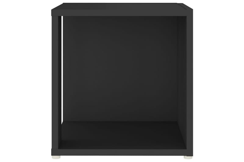 sidebord 33x33x34,5 cm spånplade sort - Sort - Møbler - Borde - Aflastningsbord - Lampebord
