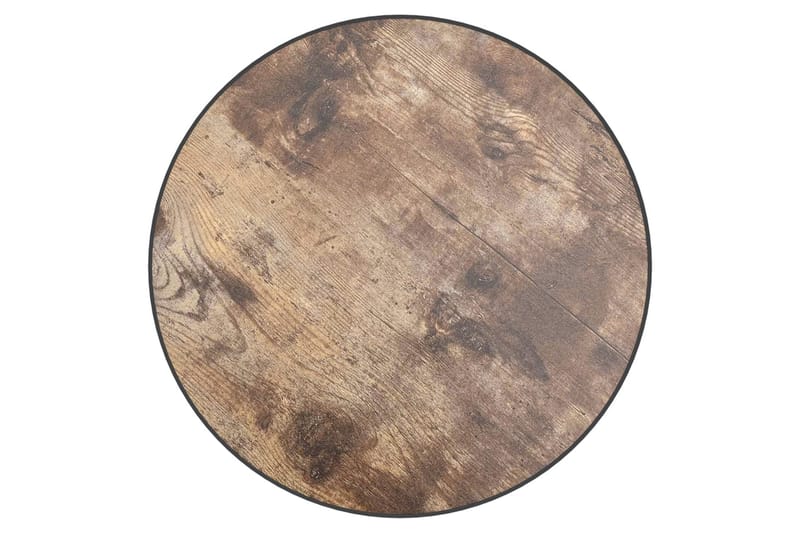 sidebord 35 cm MDF sort og gul - Gul - Møbler - Borde - Aflastningsbord - Lampebord
