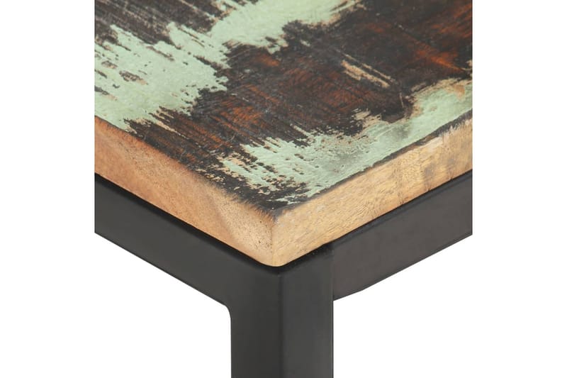 Sidebord 40x40x35 cm massivt genbrugstræ - Brun - Møbler - Borde - Aflastningsbord - Lampebord