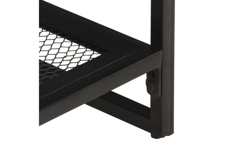 Sidebord 40x40x35 cm massivt mangotræ - Brun - Møbler - Borde - Aflastningsbord - Lampebord