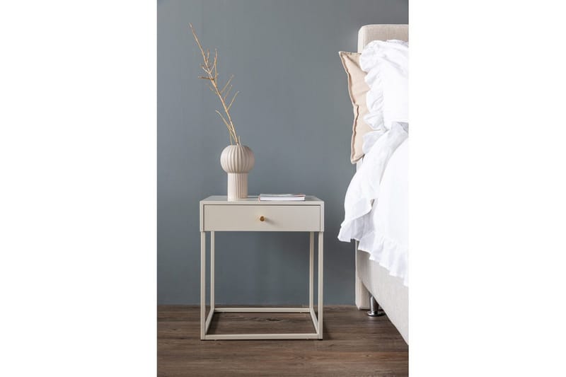 Sidebord Bakal Beige - Beige - Møbler - Borde - Aflastningsbord - Lampebord