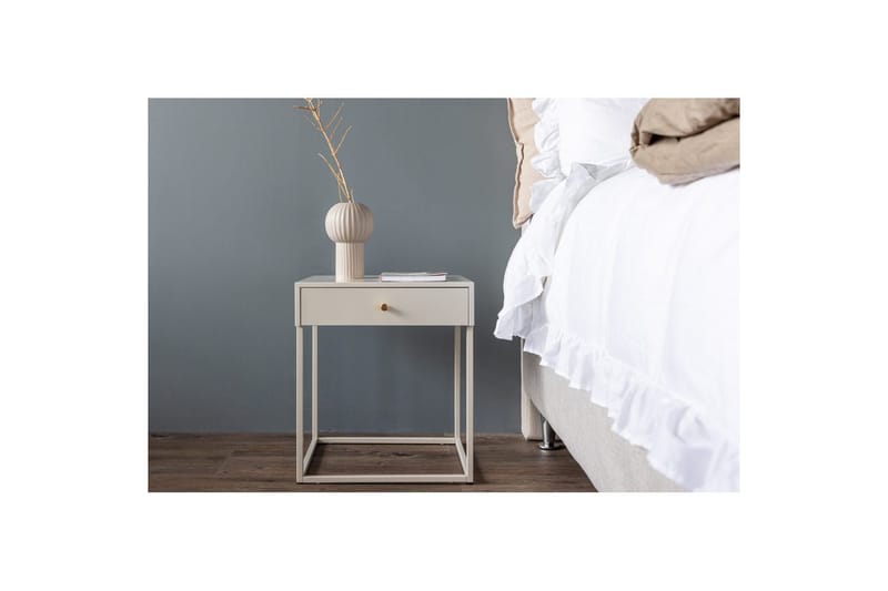 Sidebord Bakal Beige - Beige - Møbler - Borde - Aflastningsbord - Lampebord