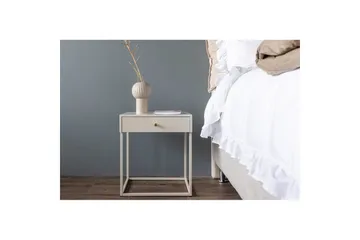 Sidebord Bakal Beige - Beige - Møbler - Borde - Aflastningsbord - Lampebord