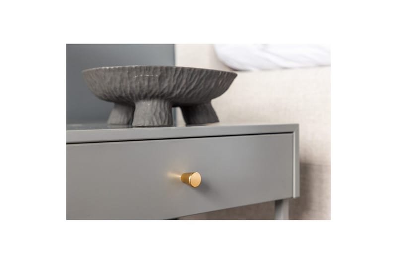 Sidebord Bakal Lysegrå - Lysegrå - Møbler - Borde - Aflastningsbord - Lampebord