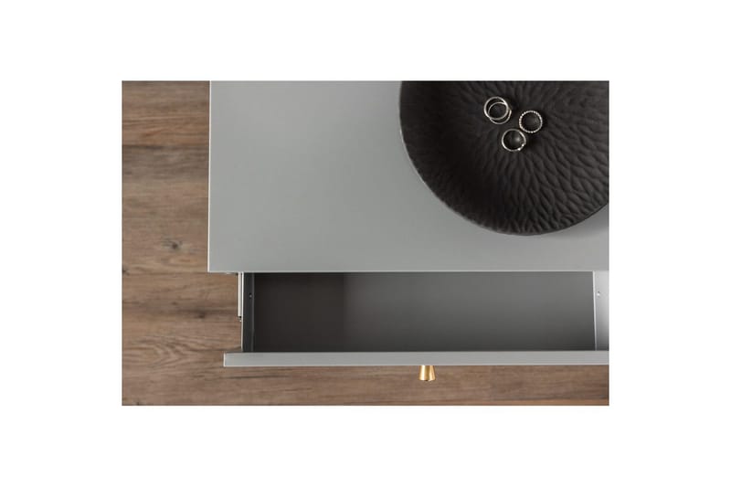 Sidebord Bakal Lysegrå - Lysegrå - Møbler - Borde - Aflastningsbord - Lampebord