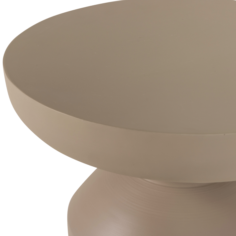 Sidebord Bova 45 cm rundt - Brun - Møbler - Borde - Aflastningsbord - Lampebord