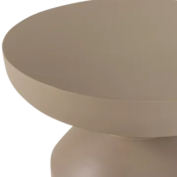 Sidebord Bova 45 cm rundt - Brun - Møbler - Borde - Aflastningsbord - Lampebord